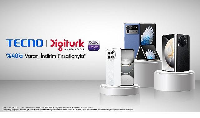 TECNO ve Digiturk'ten Avantajlı İş Birliği: Seçili Akıllı Telefonlarda %40'a Varan İndirim