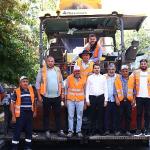 Başkan Güner, Asfalt Çalışmalarını Yerinde Denetledi