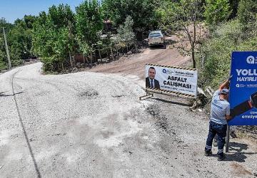 Serik Haskızılören Mahallesi yeni yoluna kavuştu