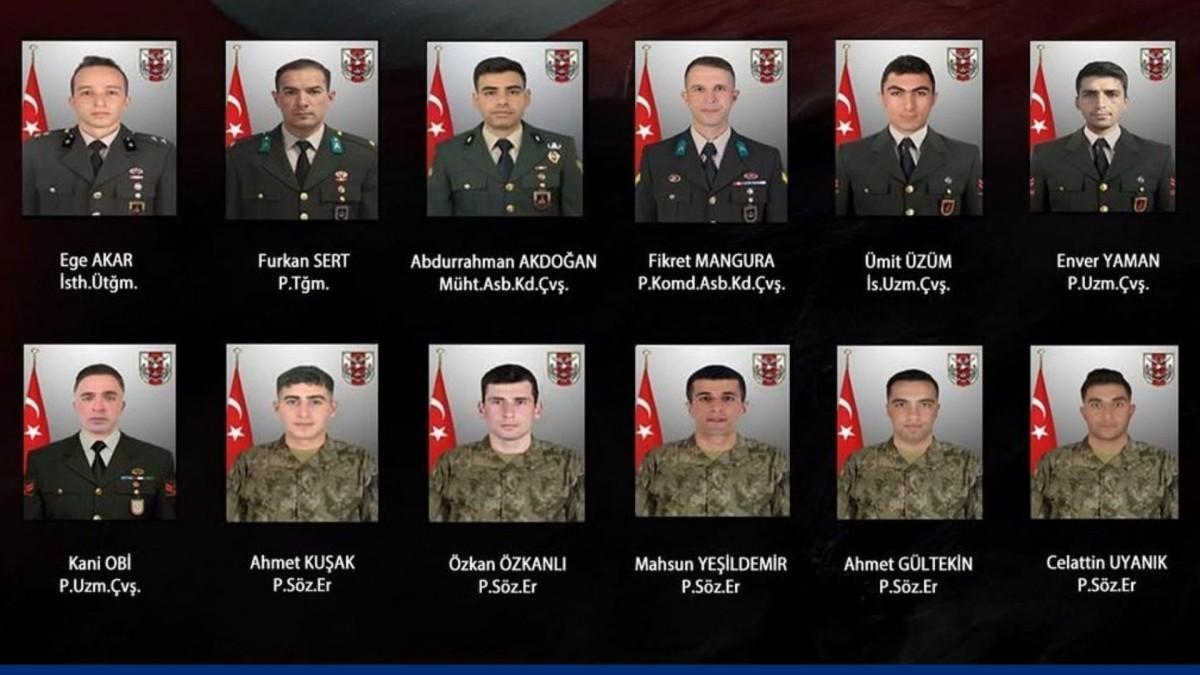 MSB, 12 askerin şehit olduğu metan gazı faciasının ayrıntılarını açıkladı MSB, 12 askerin şehit olduğu metan gazı faciasının ayrıntılarını açıkladı