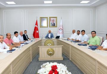 Adıyaman’da İl Özel İdaresi yatırımları Haftalık Değerlendirme toplantısında ele alındı