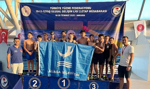 Aliağalı Yüzücüler Ankara'da Göz Doldurdu