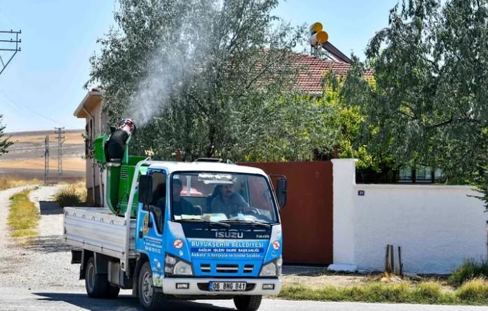 ABB’den haşere mücadelesi çalışması ABB’den haşere mücadelesi çalışması