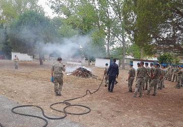KOBİTEM'in yangın eğitimleri devam ediyor