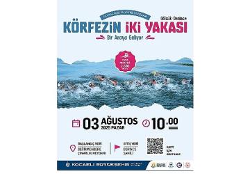 Körfezin iki yakasını kulaçlar birleştirecek