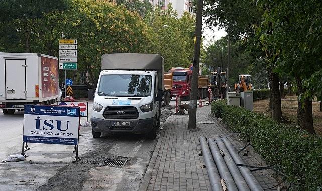 İSU'dan Yahyakaptan'da altyapı hamlesi İSU'dan Yahyakaptan'da altyapı hamlesi