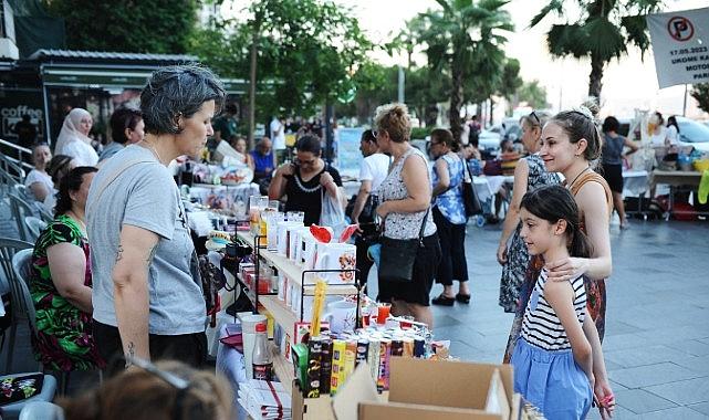 Karşıyaka Çarşısı kadın emeğiyle renkleniyor