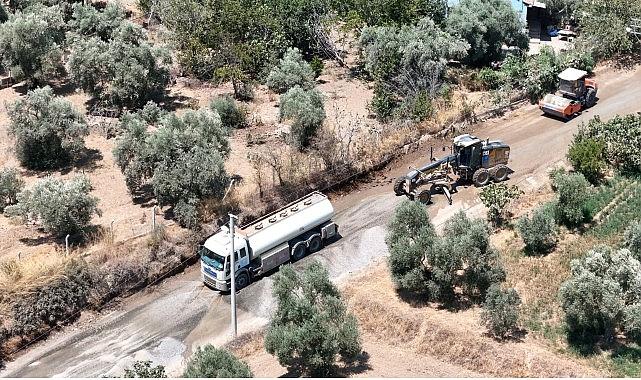 Başkan Çerçioğlu kırsaldan kent merkezine kadar Aydın'ın tüm yollarını yeniliyor