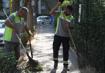 Bakırköy'de temizlik seferberliği sürüyor