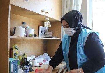 Çankaya'dan yaşlı ve engellilere evde temizlik hizmeti