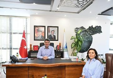 Şef Ayten Saner'den Başkan Kocaman'a Ziyaret