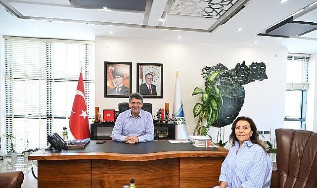 Şef Ayten Saner'den Başkan Kocaman'a Ziyaret