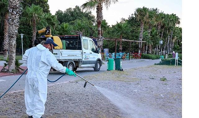 Büyükşehir vektörel mücadele çalışmalarını mesire alanlarında da sürdürüyor Büyükşehir vektörel mücadele çalışmalarını mesire alanlarında da sürdürüyor