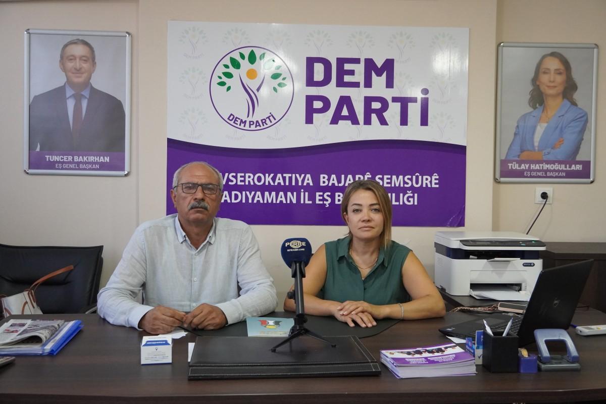 DEM Parti Adıyaman İl Eş Başkanı Gönül Şahin’den Adıyaman halkına çağrı - Videolu Haber DEM Parti Adıyaman İl Eş Başkanı Gönül Şahin’den Adıyaman halkına çağrı - Videolu Haber