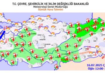 Türkiye genelinde sağanak ve toz taşınımı uyarısı: Hafta sonu yağışlar kuvvetlenecek