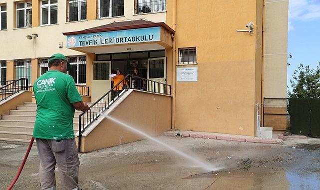 Canik Belediyesi Okulları Yeni Eğitim Yılına Hazırlıyor Canik Belediyesi Okulları Yeni Eğitim Yılına Hazırlıyor