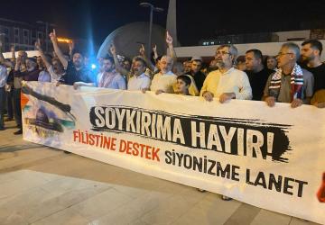 Adıyaman'da Gazze için küresel dayanışma çağrısı: 'Soykırıma Hayır' gösterisi düzenlendi - Videolu Haber