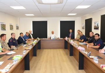 Vali Varol, Emlak Konut Yönetim Ofisine Çalışma inceledi