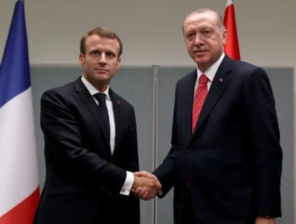 Cumhurbaşkanı Erdoğan, Macron’la Bir Araya Geldi Cumhurbaşkanı Erdoğan, Macron’la Bir Araya Geldi