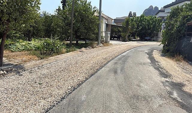 Kuzdere'de altyapı çalışması Kuzdere'de altyapı çalışması