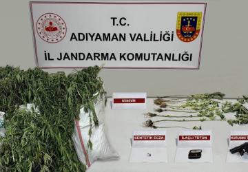 Adıyaman’da uyuşturucuya 5 gözaltı