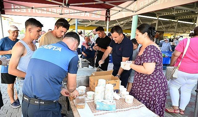 Kemer Belediyesi'nden Çamyuva'da aşure ikramı Kemer Belediyesi'nden Çamyuva'da aşure ikramı