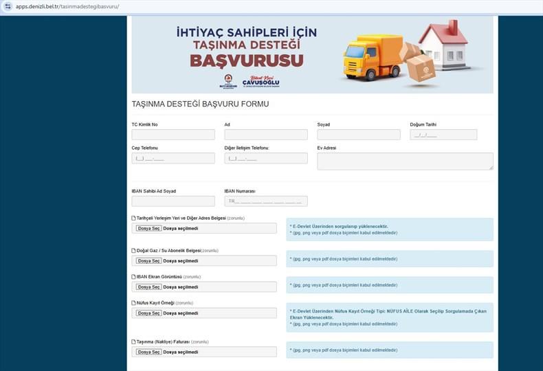 Dar Gelirli Ailelere Büyükşehir’den Taşınma Yardımı Dar Gelirli Ailelere Büyükşehir’den Taşınma Yardımı