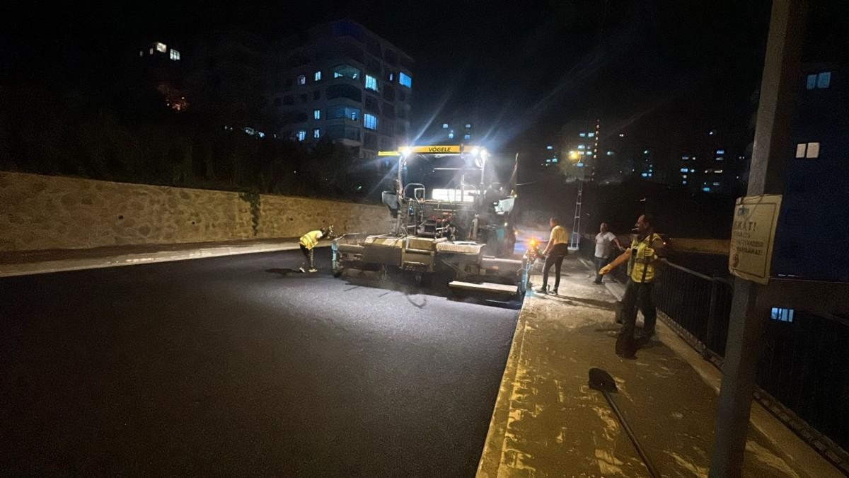 Büyükşehir’in yol çalışmaları 7/24 devam ediyor Büyükşehir’in yol çalışmaları 7/24 devam ediyor