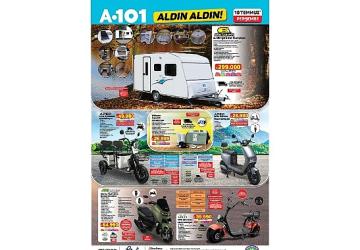 A101 10 Temmuz İtibarıyla Moped, Karavan ve Teknolojik Ürünleri Tüketicilere Sunuyor