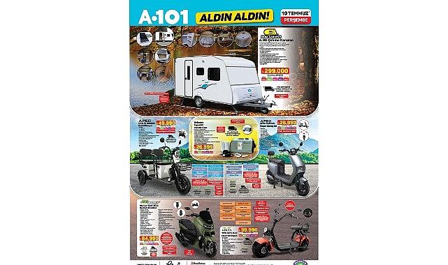 A101 10 Temmuz İtibarıyla Moped, Karavan ve Teknolojik Ürünleri Tüketicilere Sunuyor A101 10 Temmuz İtibarıyla Moped, Karavan ve Teknolojik Ürünleri Tüketicilere Sunuyor