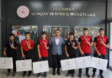 Adıyamanlı güreşçilerden Türkiye şampiyonluğuna büyük başarı