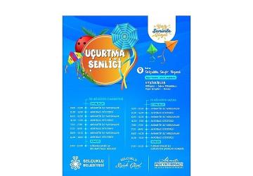 Selçuklu Seyir Tepesi hafta sonu uçurtma şenliğine ev sahipliği yapacak