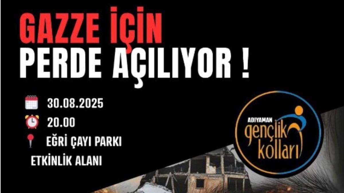 Adıyaman’da Gazze Belgeseli Gösterilecek Adıyaman’da Gazze Belgeseli Gösterilecek