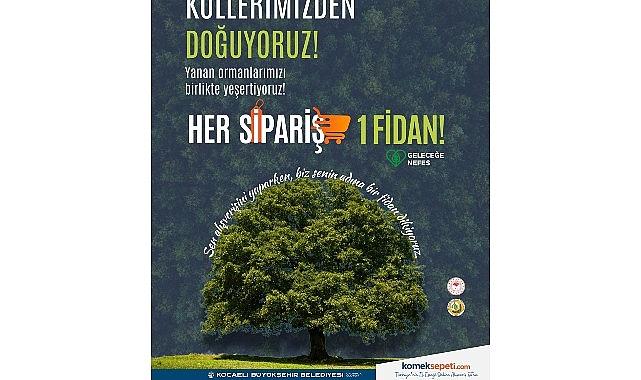 Her sipariş bir fidan oluyor Her sipariş bir fidan oluyor