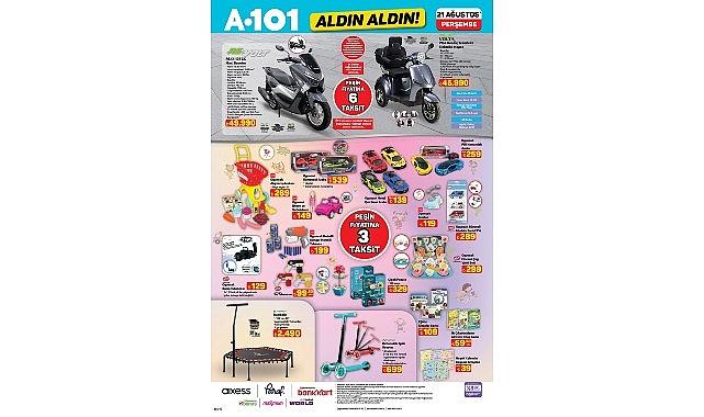 A101'de 21 Ağustos'ta Mobilite, Elektronik ve Ev Ürünleri Satışta A101'de 21 Ağustos'ta Mobilite, Elektronik ve Ev Ürünleri Satışta
