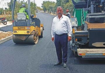 Salkımbağı Köyü yolu modern görünüm kazandı