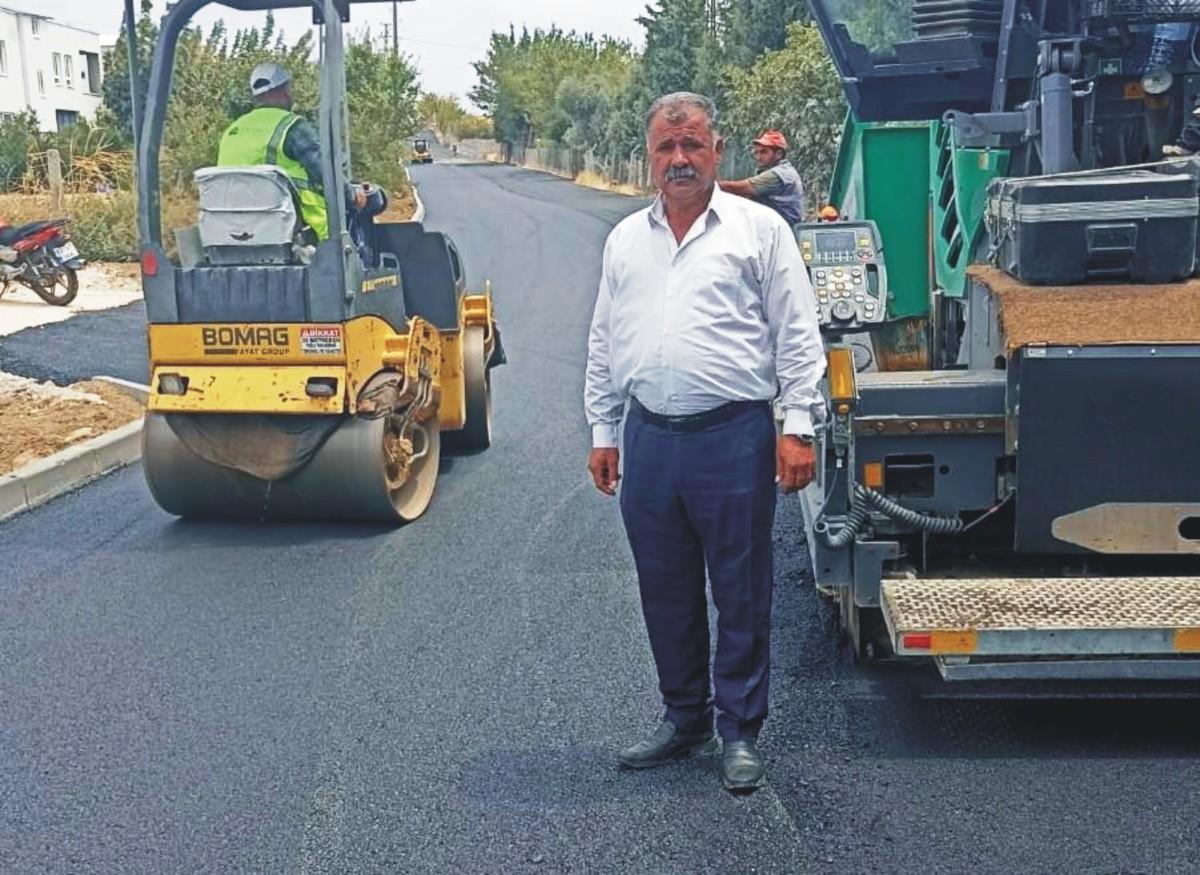 Salkımbağı Köyü yolu modern görünüm kazandı Salkımbağı Köyü yolu modern görünüm kazandı