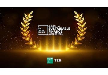 TEB, The Digital Banker tarafından ''Türkiye'de Sürdürülebilir Finans Alanında En İyi Özel Banka" seçildi