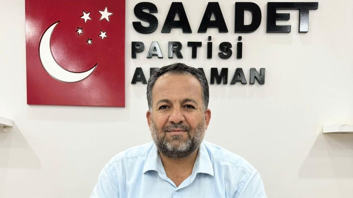 Saadet Partisi Adıyaman İl Başkanı Asnuk: 'Partiler üstü yaklaşımla Adıyaman’ı birlikte ayağa kaldıralım' Saadet Partisi Adıyaman İl Başkanı Asnuk: 'Partiler üstü yaklaşımla Adıyaman’ı birlikte ayağa kaldıralım'