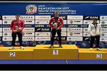 Osmangazili milli pentatlet Arda Meriç'ten dünya ikinciliği