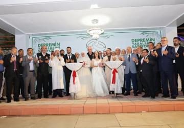 Adıyaman’da toplu nikah ve düğün töreni