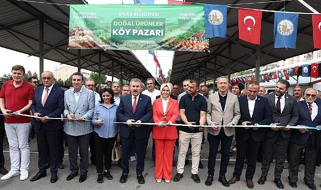 Doğal Ürünler ve Köy Pazarı Hizmete Açıldı Doğal Ürünler ve Köy Pazarı Hizmete Açıldı