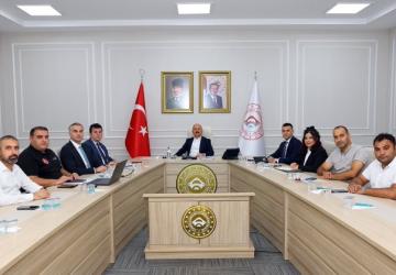Adıyaman Valiliği’nde değerlendirme toplantısı yapıldı