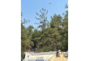 Kartepe Belediyesi'nden Yangın Söndürme Çalışmalarına Destek