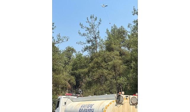 Kartepe Belediyesi'nden Yangın Söndürme Çalışmalarına Destek