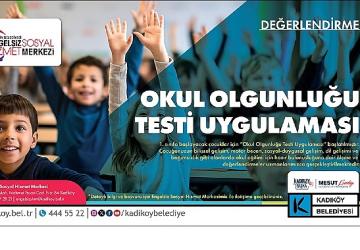 Kadıköy Belediyesi'nden “Okul Olgunluğu Testi" Uygulaması