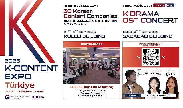 “K-Content Expo Türkiye'de" kapılarını açıyor