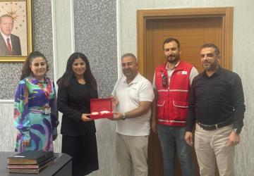Türk Kızılay Adıyaman İl Yönetiminden Vali Yardımcısı Yıldız’a ziyaret