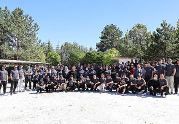 Konya'daki Gönüllü İtfaiyeciler “Gönüllü İtfaiyecilik Kampı"na Katıldı