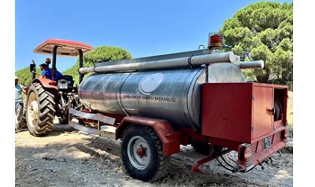 Bergama'daki orman yangını kontrol altına alındı Bergama'daki orman yangını kontrol altına alındı